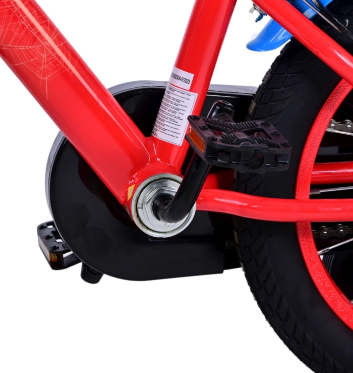 Ultimate Spider-Man Kinderfiets - Jongens - 14 inch - Blauw/Rood - Twee handremmen - Afbeelding 10