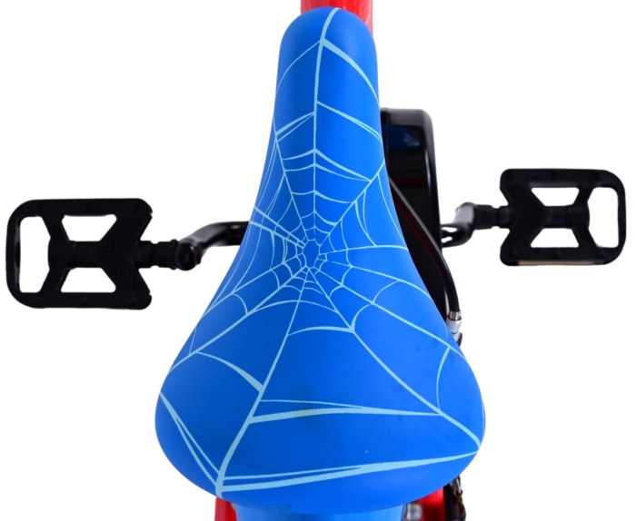 Ultimate Spider-Man Kinderfiets - Jongens - 14 inch - Blauw/Rood - Twee handremmen - Afbeelding 5