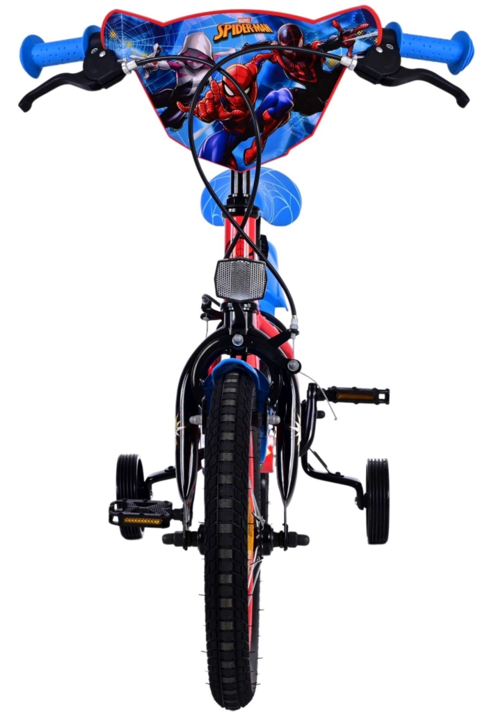 Ultimate Spider-Man Kinderfiets - Jongens - 14 inch - Blauw/Rood - Twee handremmen - Afbeelding 7