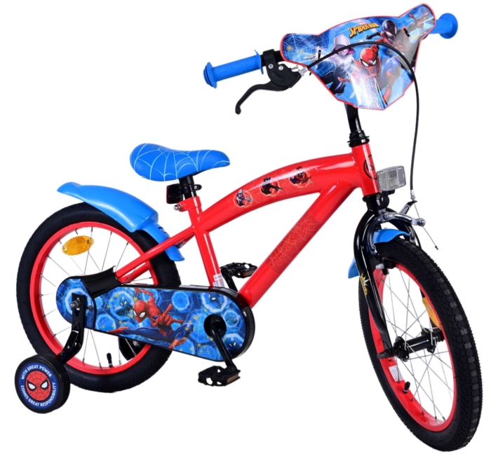 Spider-Man Kinderfiets - Jongens - 16 inch - Rood - Afbeelding 2