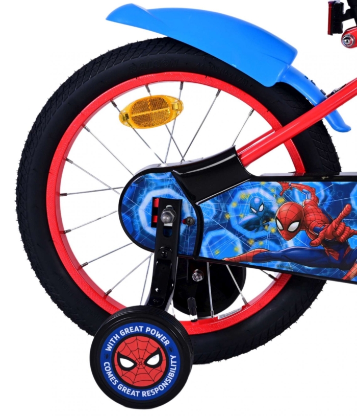 Spider-Man Kinderfiets - Jongens - 16 inch - Rood - Afbeelding 3