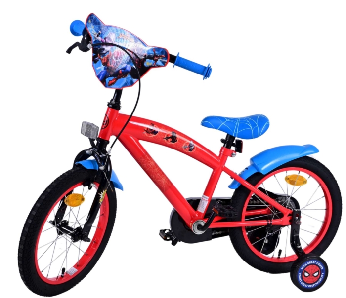 Spider-Man Kinderfiets - Jongens - 16 inch - Rood - Afbeelding 9