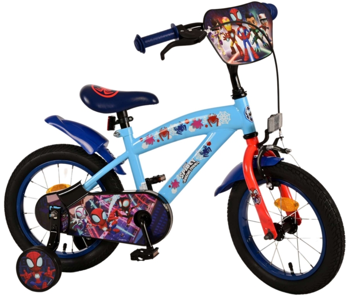 Spidey Kinderfiets - Jongens - 14 inch - Blauw - Afbeelding 2