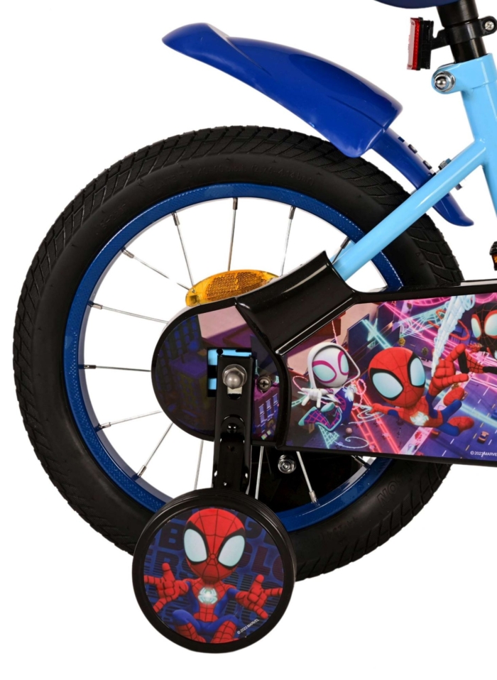 Spidey Kinderfiets - Jongens - 14 inch - Blauw - Afbeelding 3