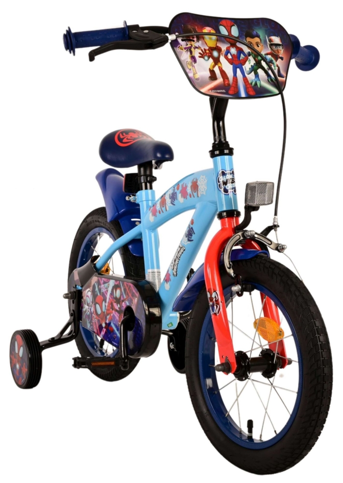 Spidey Kinderfiets - Jongens - 14 inch - Blauw - Afbeelding 6