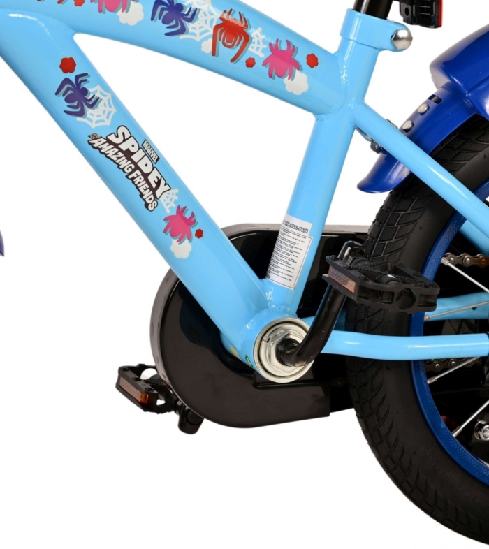 Spidey Kinderfiets - Jongens - 14 inch - Blauw - Afbeelding 10