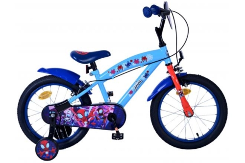 Spidey Kinderfiets - Jongens - 16 inch - Blauw - Twee handremmen