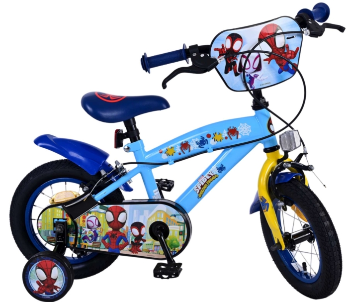 Spidey Kinderfiets - Jongens - 12 inch - Blauw - Twee handremmen - Afbeelding 2