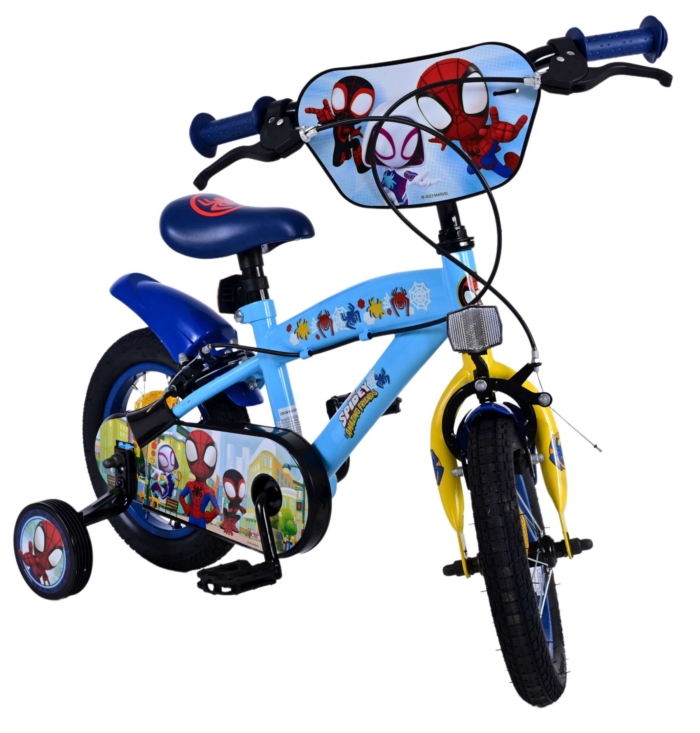 Spidey Kinderfiets - Jongens - 12 inch - Blauw - Twee handremmen - Afbeelding 6