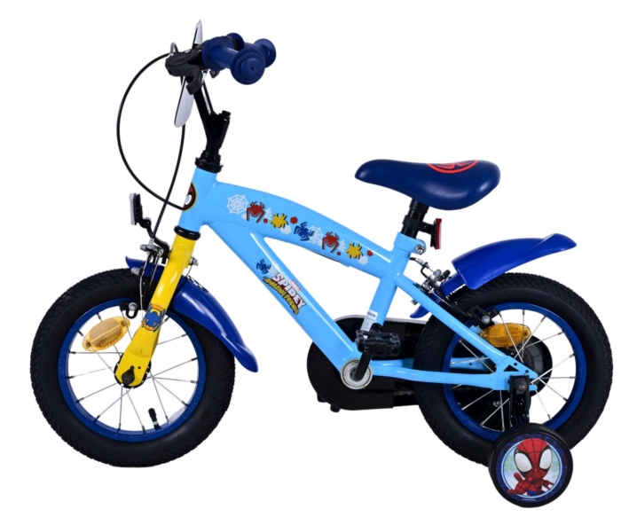 Spidey Kinderfiets - Jongens - 12 inch - Blauw - Twee handremmen - Afbeelding 8