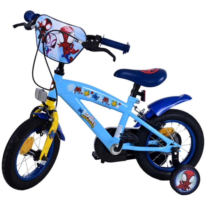 Spidey Kinderfiets - Jongens - 12 inch - Blauw - Twee handremmen - Afbeelding 9