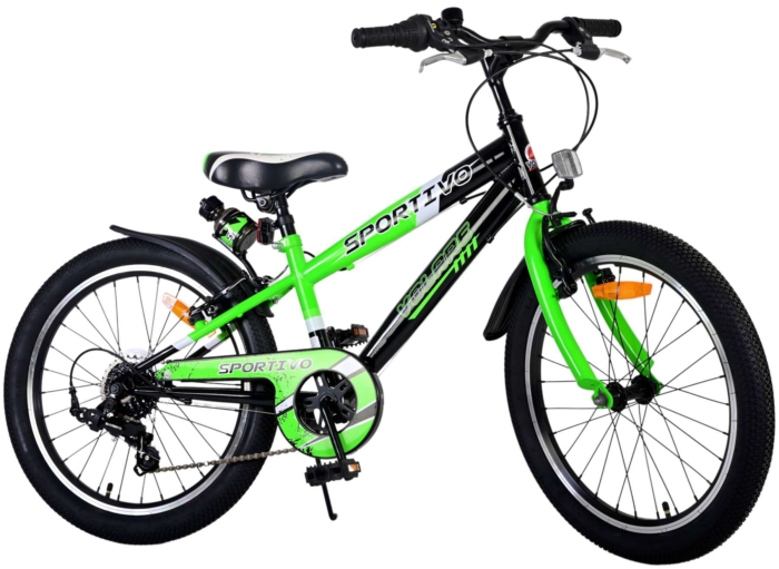 Volare Sportivo Kinderfiets - Jongens - 20 inch - Groen - 7 versnellingen - Afbeelding 2