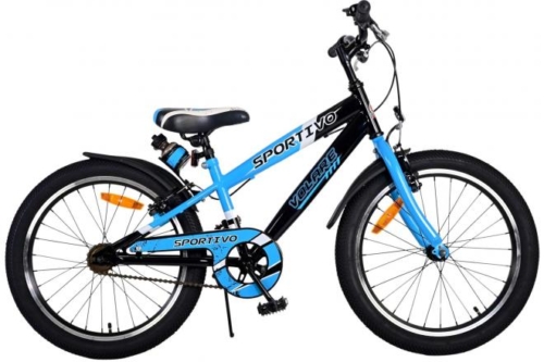 Volare Sportivo Kinderfiets - Jongens - 20 inch - Blauw - Twee handremmen