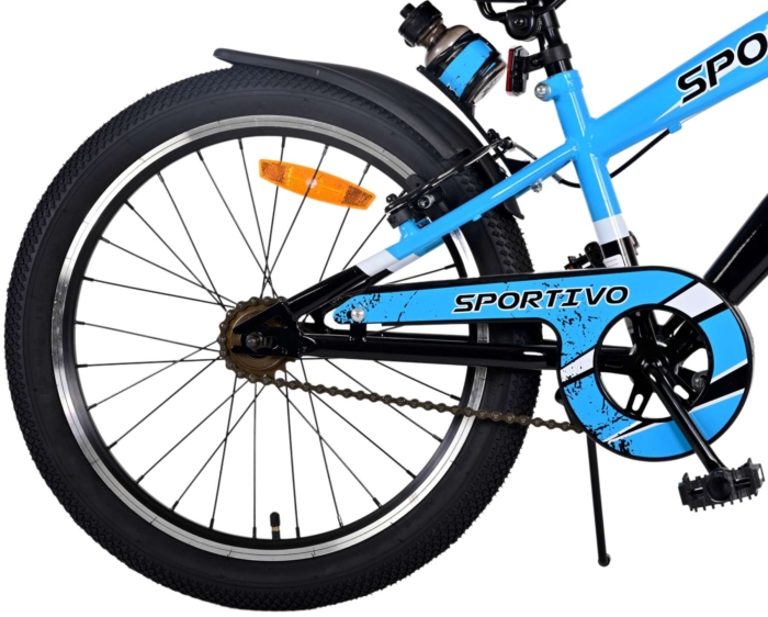 Volare Sportivo Kinderfiets - Jongens - 20 inch - Blauw - Twee handremmen - Afbeelding 3