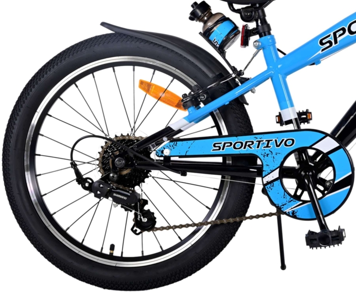 Volare Sportivo Kinderfiets - Jongens - 20 inch - Blauw - 7 versnellingen - Afbeelding 3