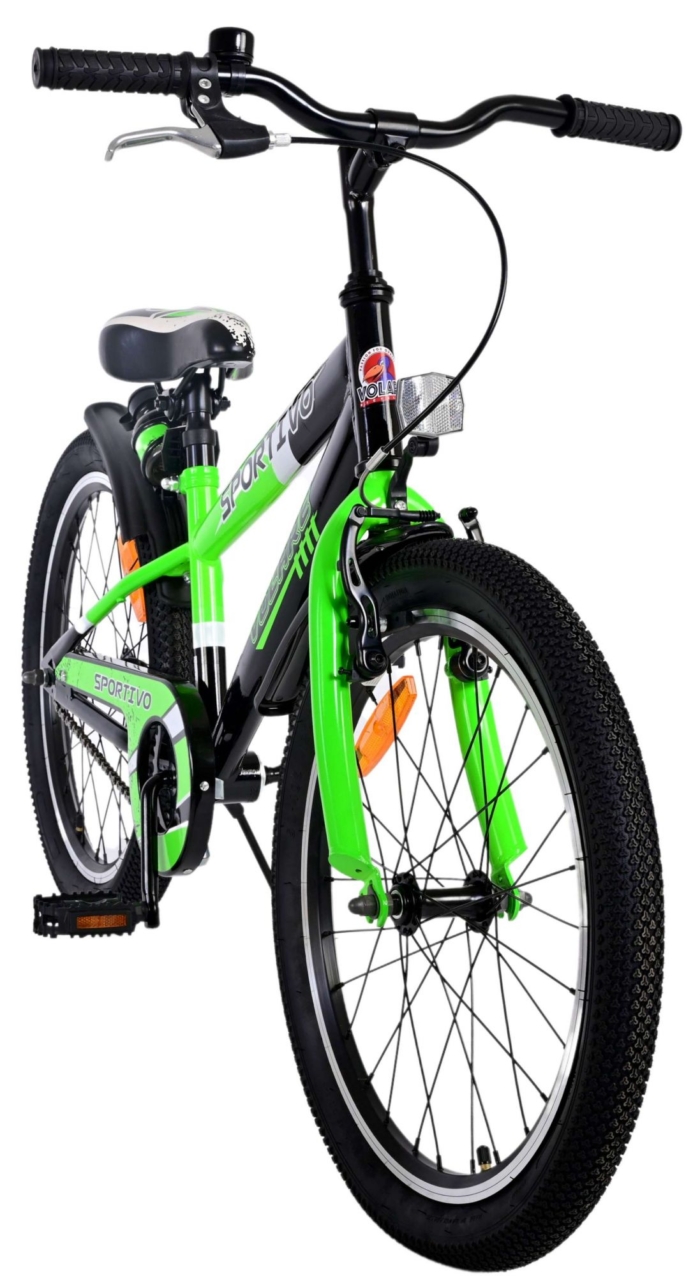 Volare Sportivo Kinderfiets - Jongens - 20 inch - Groen - Afbeelding 6