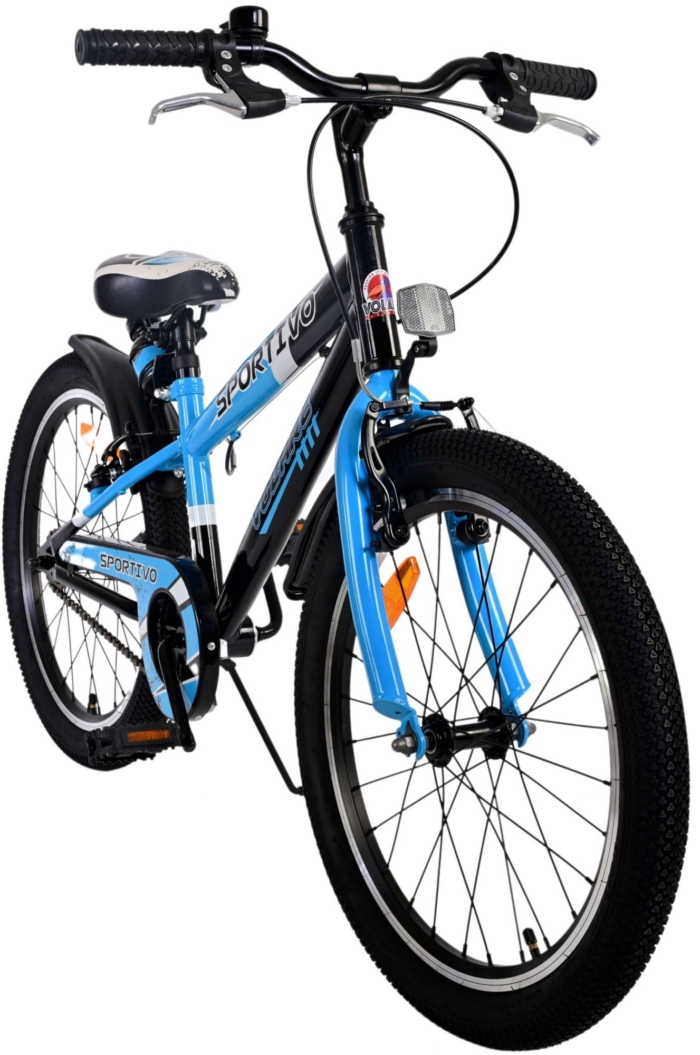 Volare Sportivo Kinderfiets - Jongens - 20 inch - Blauw - Twee handremmen - Afbeelding 6