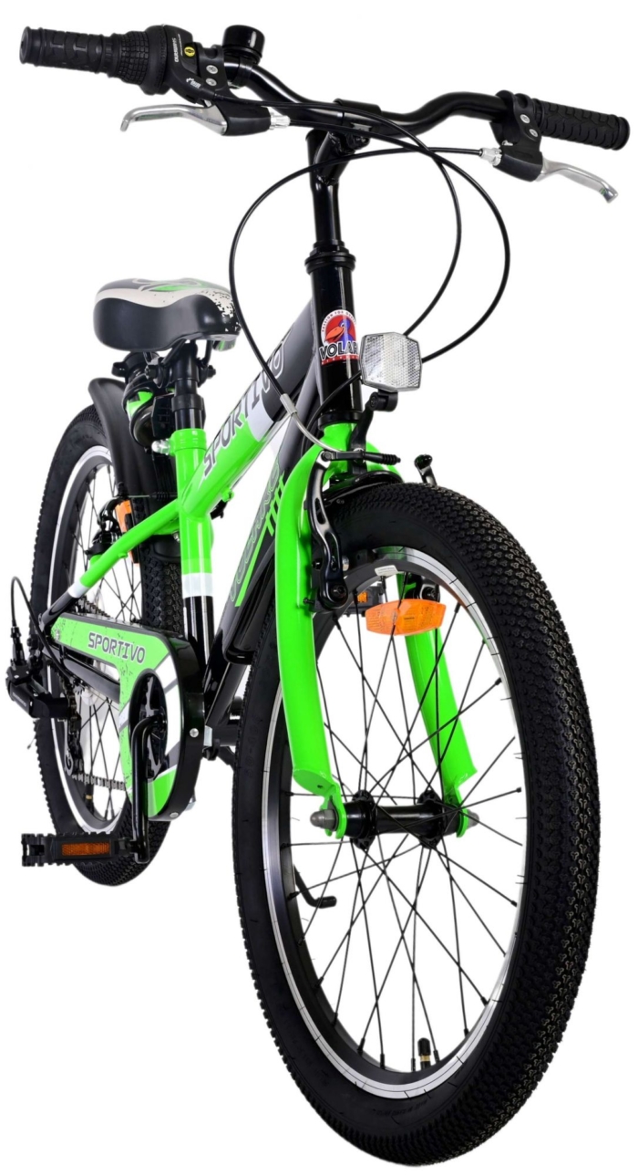 Volare Sportivo Kinderfiets - Jongens - 20 inch - Groen - 7 versnellingen - Afbeelding 7