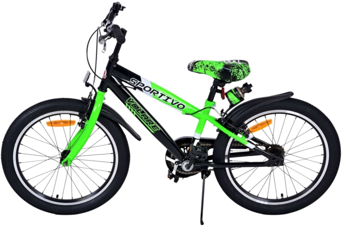 Volare Sportivo Kinderfiets - Jongens - 20 inch - Groen - Twee handremmen - Afbeelding 8