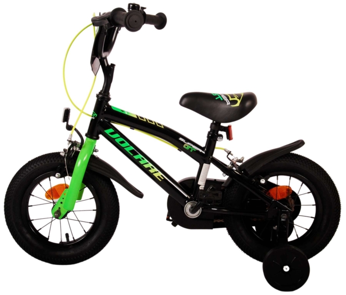 Volare Super GT Kinderfiets - Jongens - 12 inch - Groen - Twee handremmen - Afbeelding 13