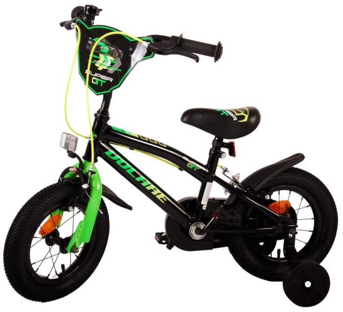 Volare Super GT Kinderfiets - Jongens - 12 inch - Groen - Twee handremmen - Afbeelding 14