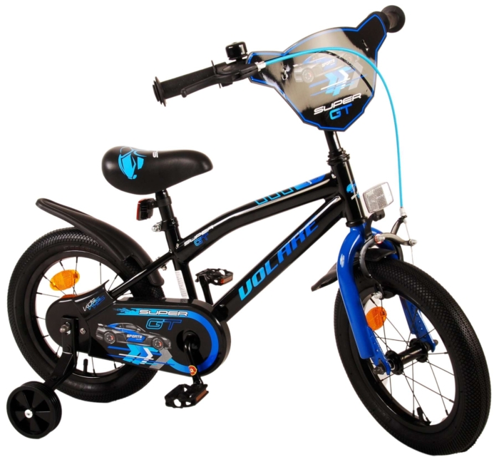 Volare Super GT Kinderfiets - Jongens - 14 inch - Blauw - Afbeelding 3