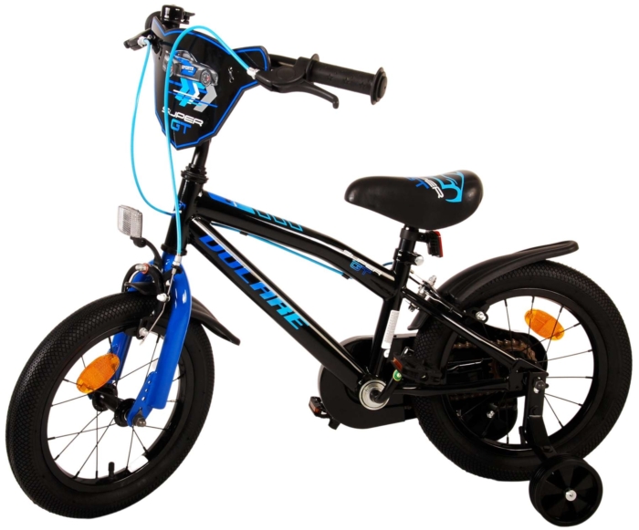 Volare Super GT Kinderfiets - Jongens - 14 inch - Blauw - Twee handremmen - Afbeelding 14