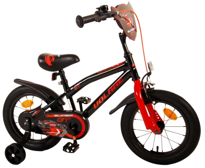 Volare Super GT Kinderfiets - Jongens - 14 inch - Rood - Afbeelding 2