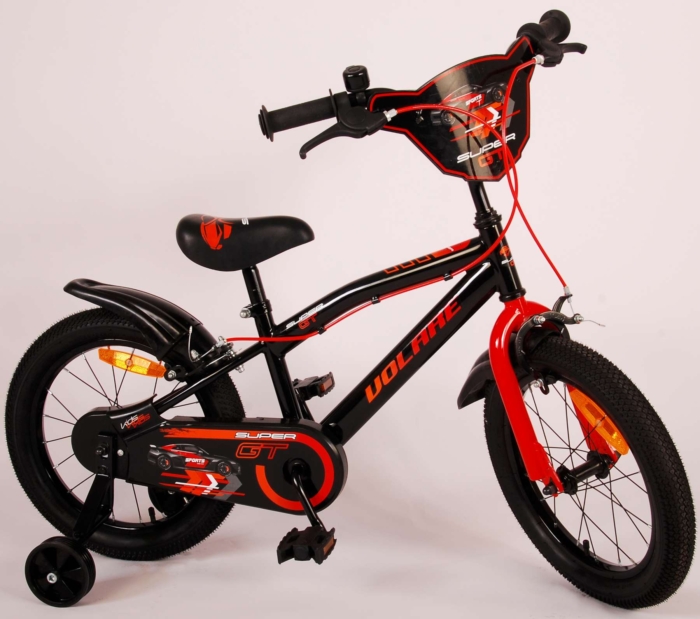 Volare Super GT Kinderfiets - Jongens - 16 inch - Rood - Twee handremmen - Afbeelding 3