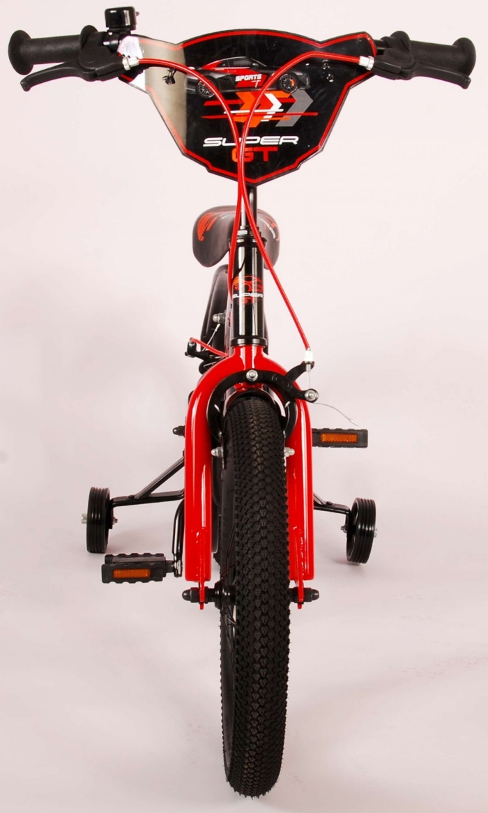 Volare Super GT Kinderfiets - Jongens - 16 inch - Rood - Twee handremmen - Afbeelding 11