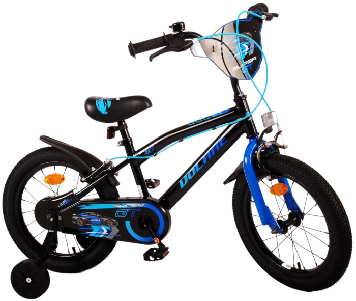 Volare Super GT Kinderfiets - Jongens - 16 inch - Blauw - Twee handremmen - Afbeelding 3