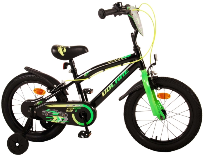 Volare Super GT Kinderfiets - Jongens - 16 inch - Groen - Twee handremmen - Afbeelding 2