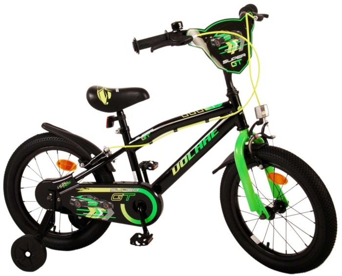 Volare Super GT Kinderfiets - Jongens - 16 inch - Groen - Twee handremmen - Afbeelding 3