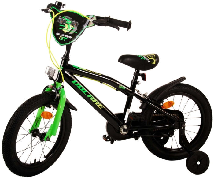 Volare Super GT Kinderfiets - Jongens - 16 inch - Groen - Twee handremmen - Afbeelding 14