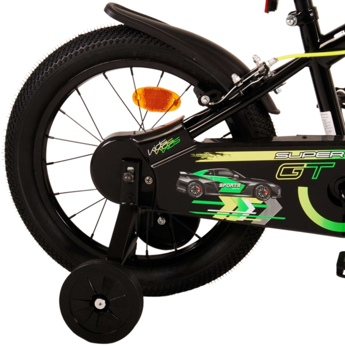 Volare Super GT Kinderfiets - Jongens - 16 inch - Groen - Twee handremmen - Afbeelding 4