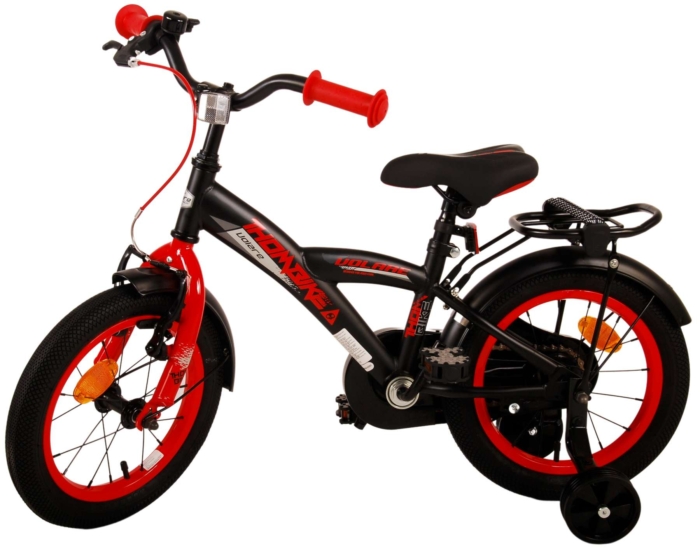 Volare Thombike Kinderfiets - Jongens - 14 inch - Zwart Rood - Afbeelding 14