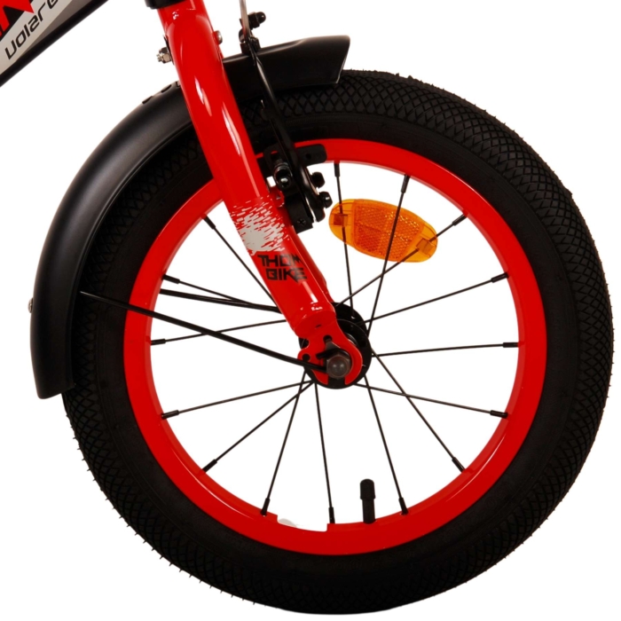 Volare Thombike Kinderfiets - Jongens - 14 inch - Zwart Rood - Afbeelding 5