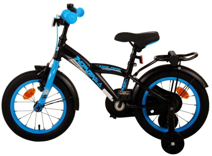 Volare Thombike Kinderfiets - Jongens - 14 inch - Zwart Blauw - Afbeelding 13