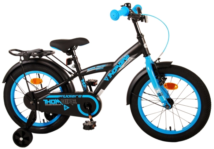 Volare Thombike Kinderfiets - Jongens - 16 inch - Zwart Blauw - Afbeelding 2