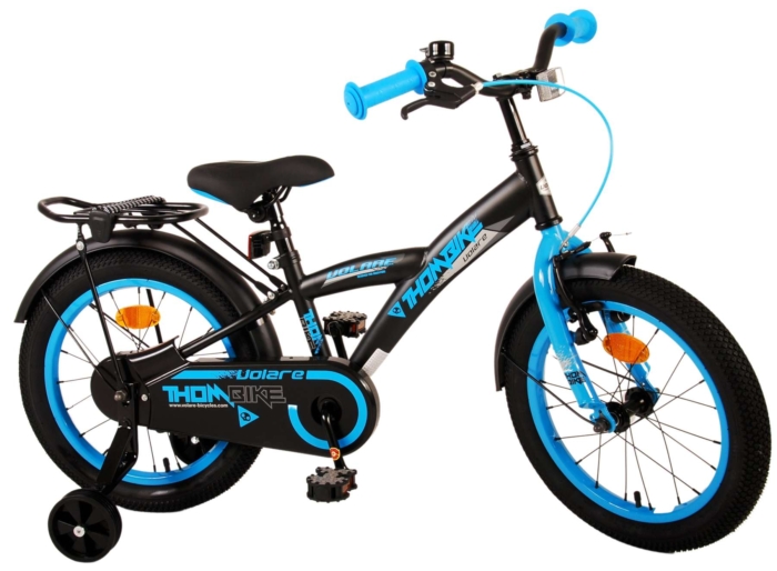 Volare Thombike Kinderfiets - Jongens - 16 inch - Zwart Blauw - Afbeelding 3