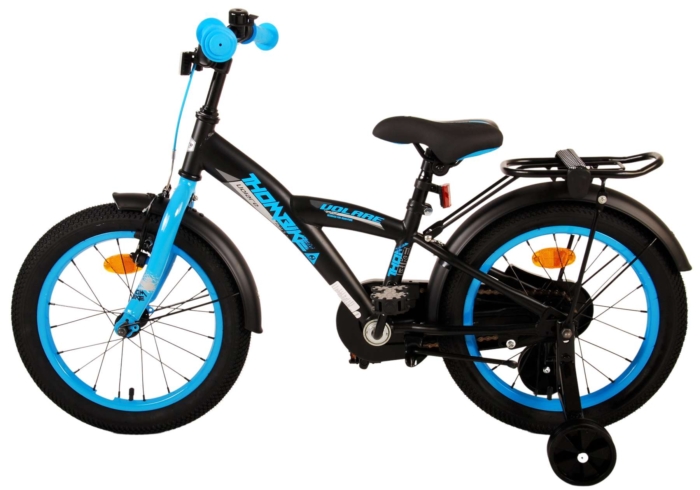 Volare Thombike Kinderfiets - Jongens - 16 inch - Zwart Blauw - Afbeelding 14