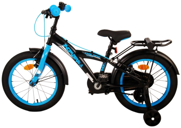 Volare Thombike Kinderfiets - Jongens - 16 inch - Zwart Blauw - Twee Handremmen - Afbeelding 13