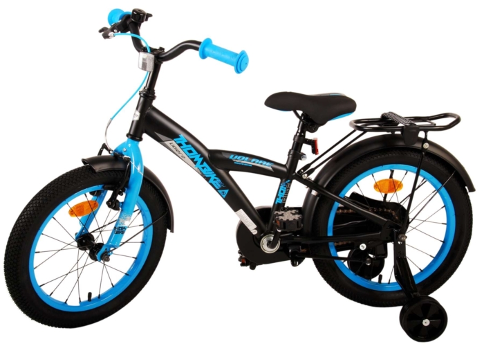 Volare Thombike Kinderfiets - Jongens - 16 inch - Zwart Blauw - Afbeelding 15