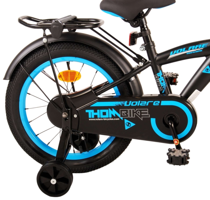 Volare Thombike Kinderfiets - Jongens - 16 inch - Zwart Blauw - Afbeelding 5