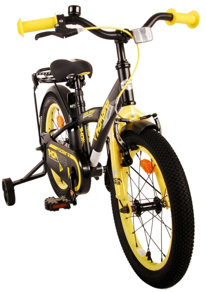 Volare Thombike Kinderfiets - Jongens - 16 inch - Zwart Geel - Afbeelding 11