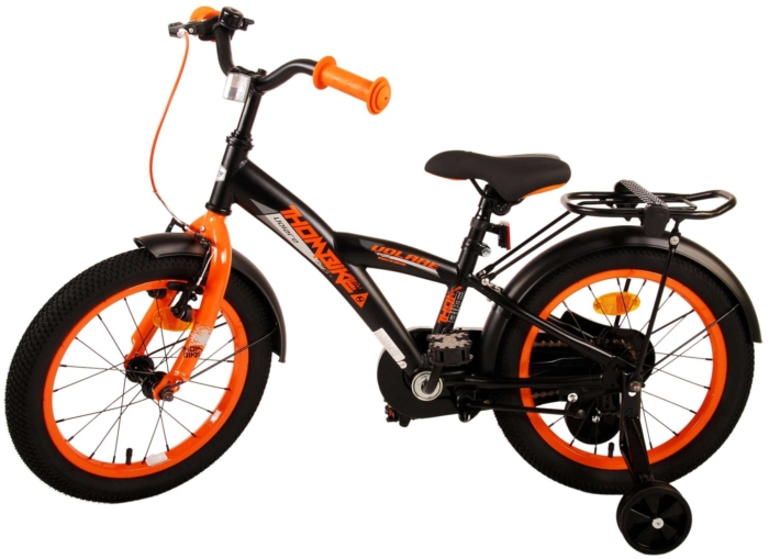 Volare Thombike Kinderfiets - Jongens - 16 inch - Zwart Oranje - Afbeelding 14