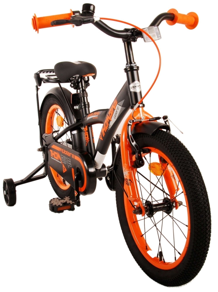 Volare Thombike Kinderfiets - Jongens - 16 inch - Zwart Oranje - Afbeelding 10