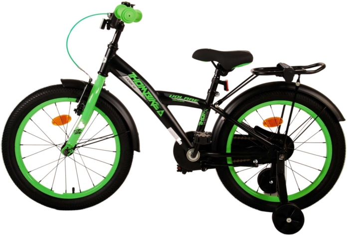 Volare Thombike Kinderfiets - Jongens - 18 inch - Zwart Groen - Afbeelding 13