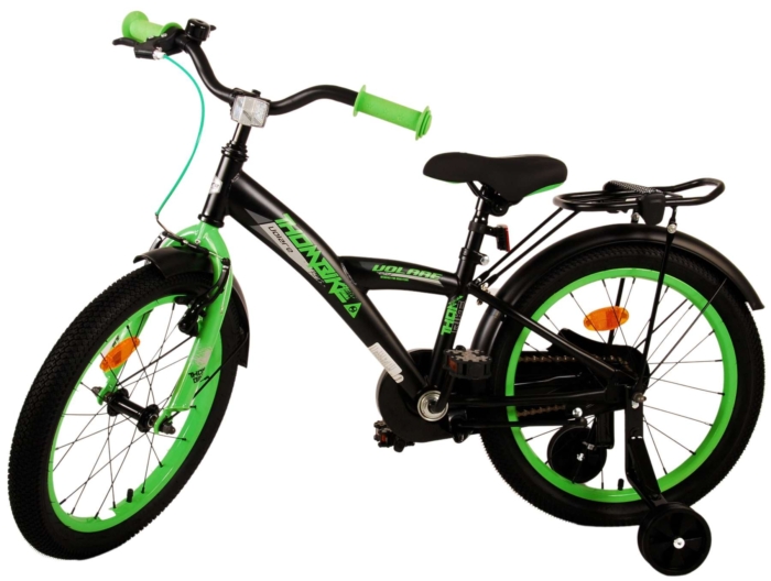 Volare Thombike Kinderfiets - Jongens - 18 inch - Zwart Groen - Afbeelding 14