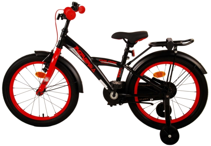 Volare Thombike Kinderfiets - Jongens - 18 inch - Zwart Rood - Afbeelding 13